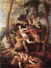 Nicolas Poussin Famous Paintings - Pan and Syrinx